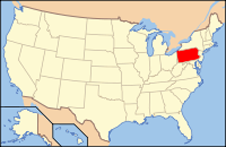 Pennsylvania map