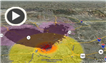 Rapidly Shrinking Dangerous Fallout Zone after an IND Detonation