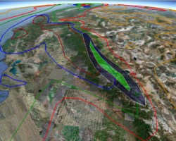 Snow forecasts visualized in 3D