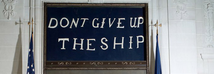 Don't Give Up The Ship Plaque