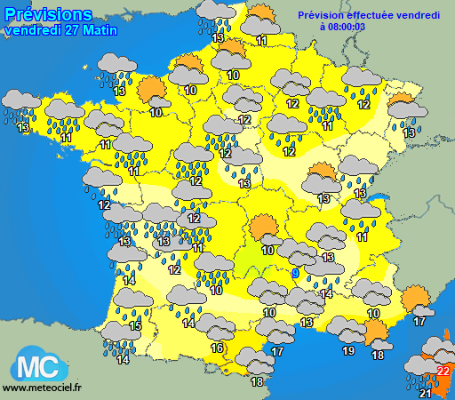 Carte pr�visions meteociel.fr