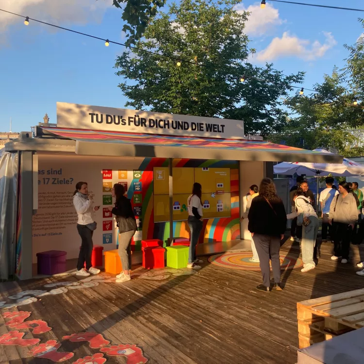 17Ziele Space bei der EURO 2024 in der Fanzone Berlin