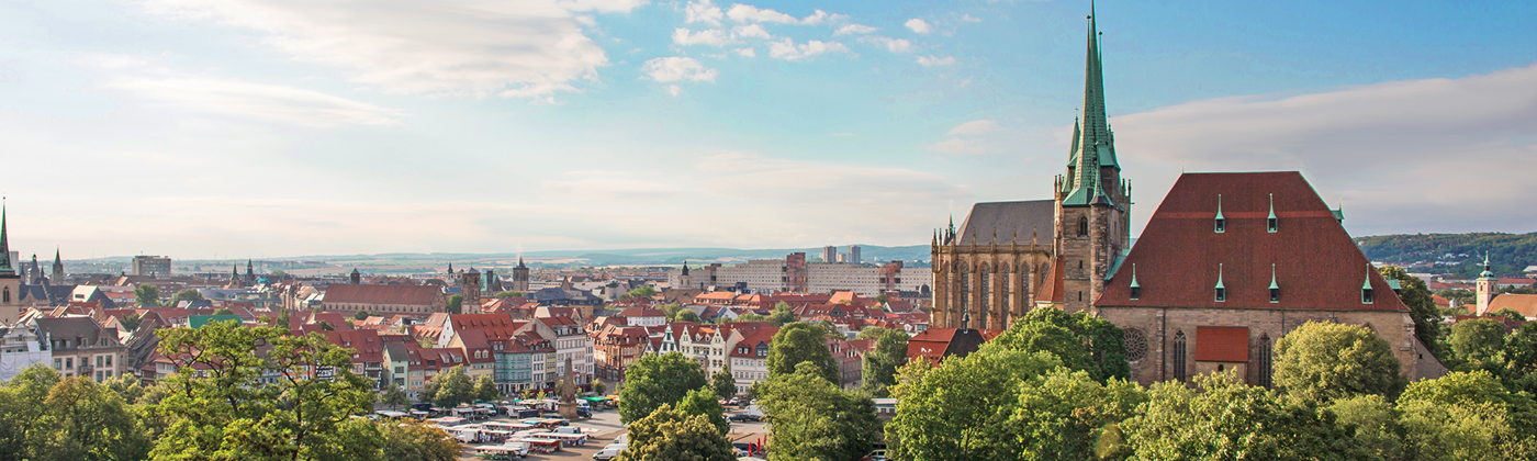 Blick auf Erfurt