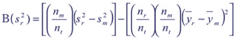 Bias for variance formula