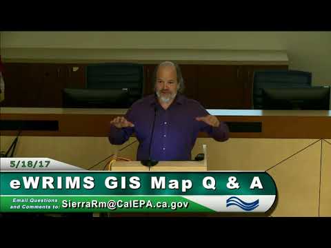 eWRIMS GIS MAP QA