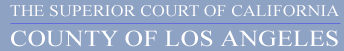 Banner Image - The Superior Court of California County of Los Angeles 