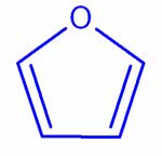 Chemische Darstellung von Furan