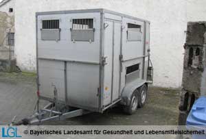 Anhänger für Tiertransport