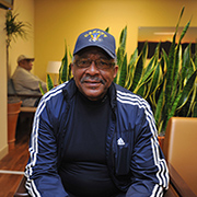 Navy Veteran Pernell Baker is a patient at the Washington, DC, VA Medical Center. VA patients like him took 
part in guided tour research at other VA sites to let researchers know their thoughts and feelings about the care they receive. 