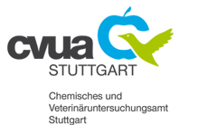 Grafik zeigt Logo und Name des CVUA Stuttgart.