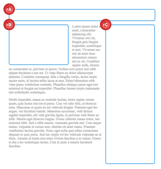 Step 2: Layout document and regions without named flows